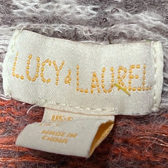 Anthropologie Lucy & Laurel Alpaca Blend Warm Toned Cardigan Sweater Sz Womens S - Picture 5 of 8